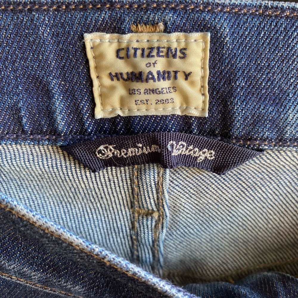 Citizens of Humanity Harlow Ankle High Rise Slim Jeans Blue Size 27 - Picture 5 of 16